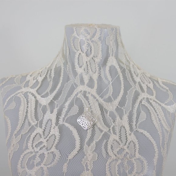 NEW Irish Celtic Sterling Silver Necklace Large - Picture 4 of 8